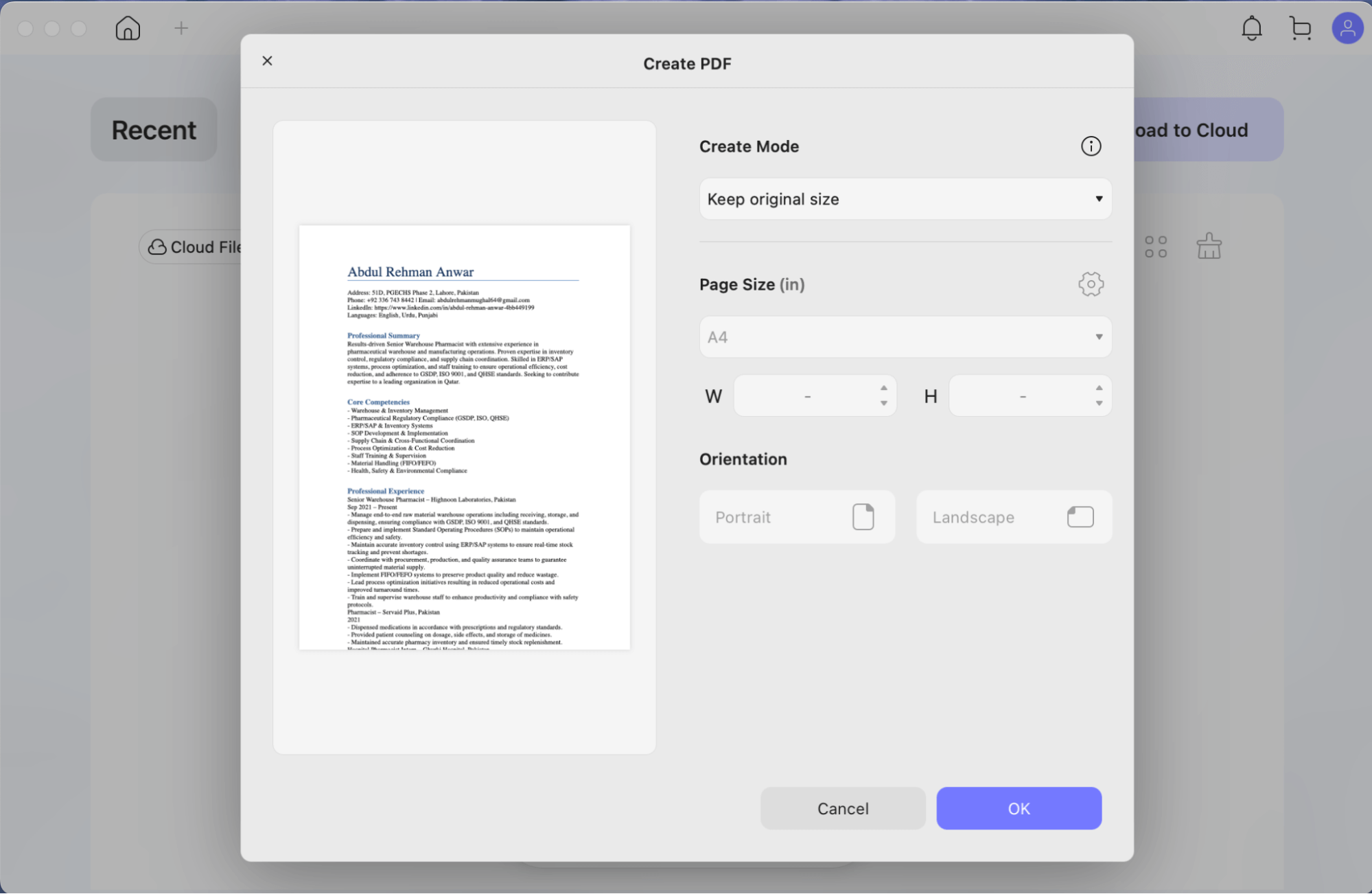  view word file on updf mac