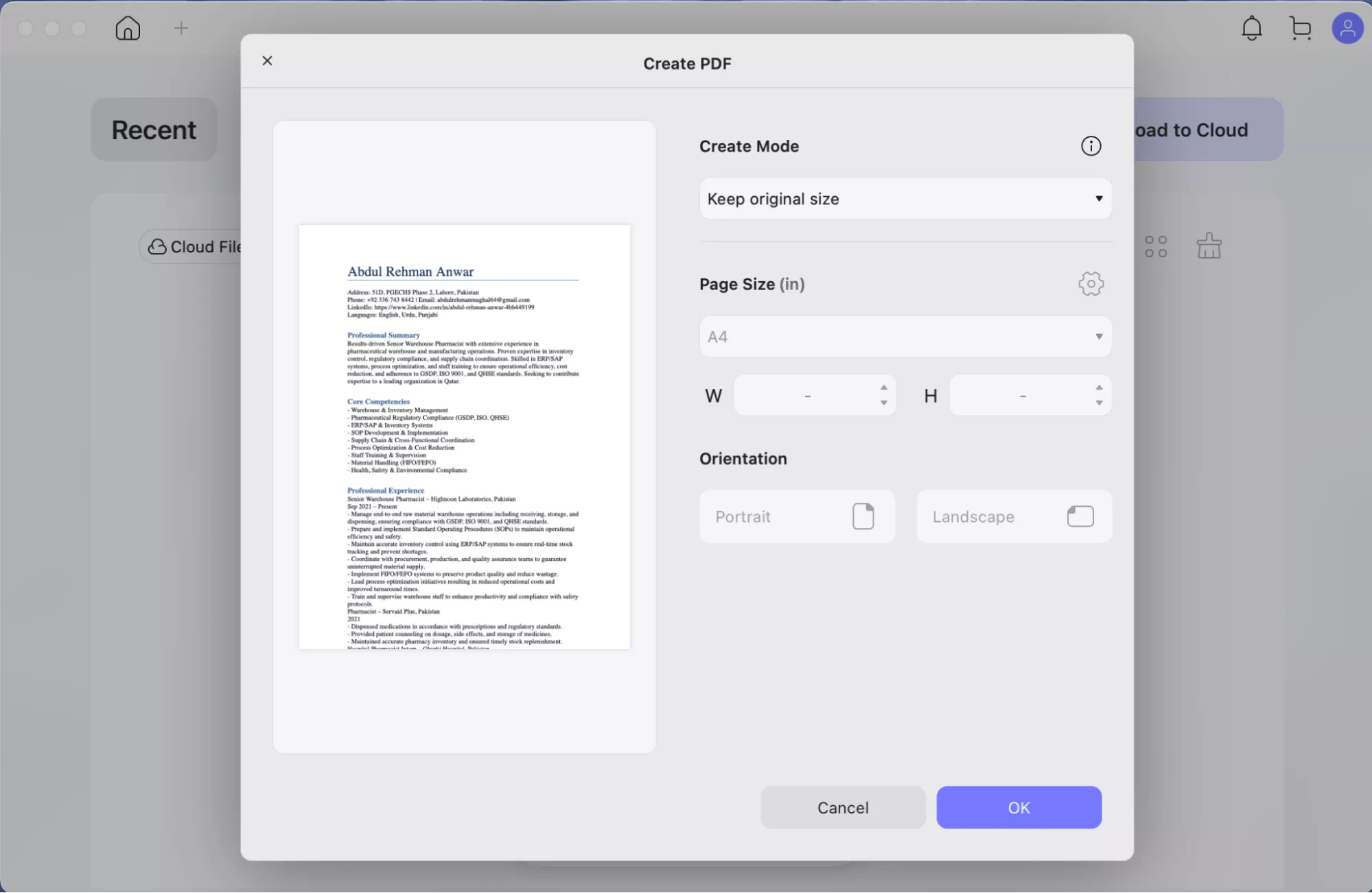  view word file on updf mac