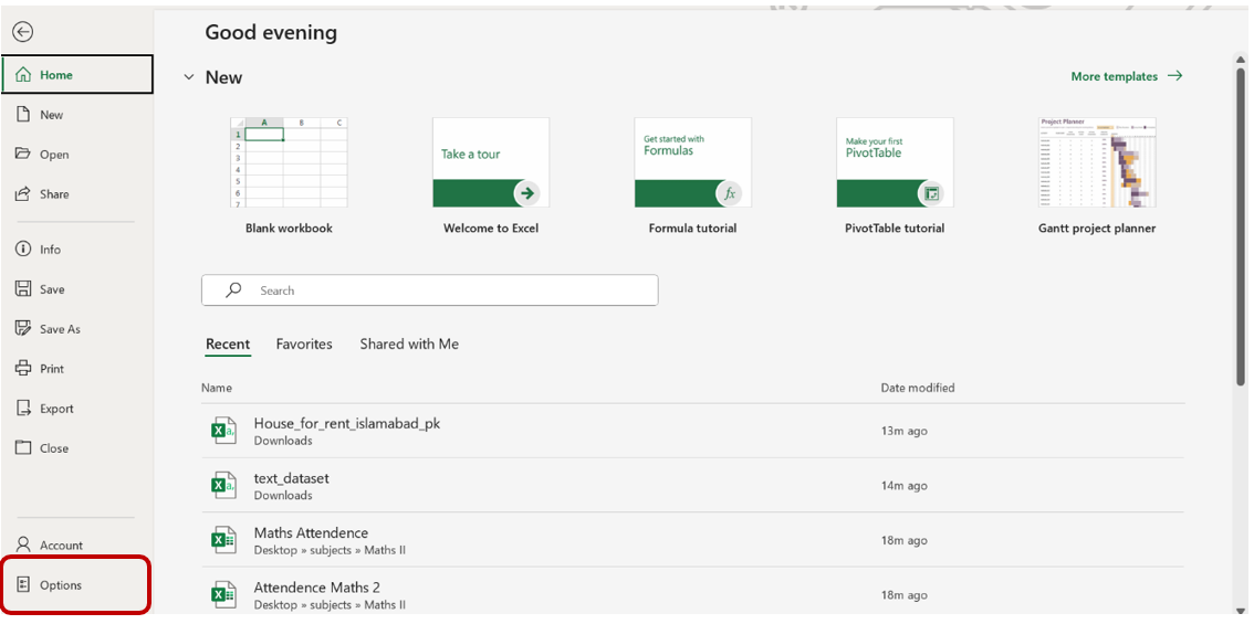 unactivate add-ons in excel