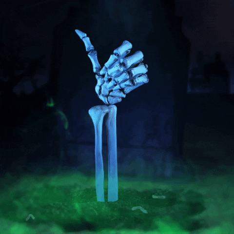 spooky thumbs-up gif.