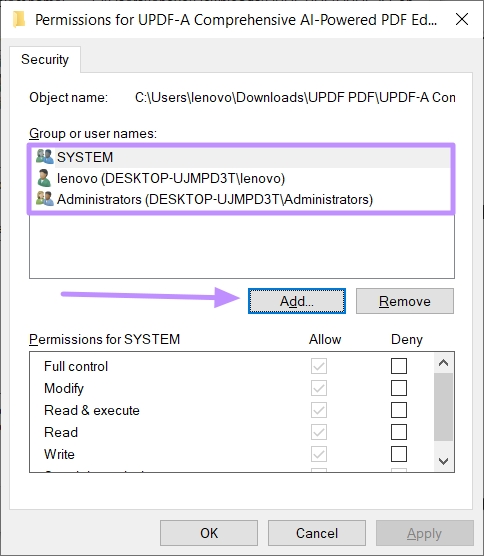 add a new account windows