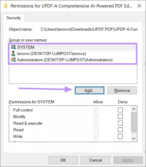 add a new account windows