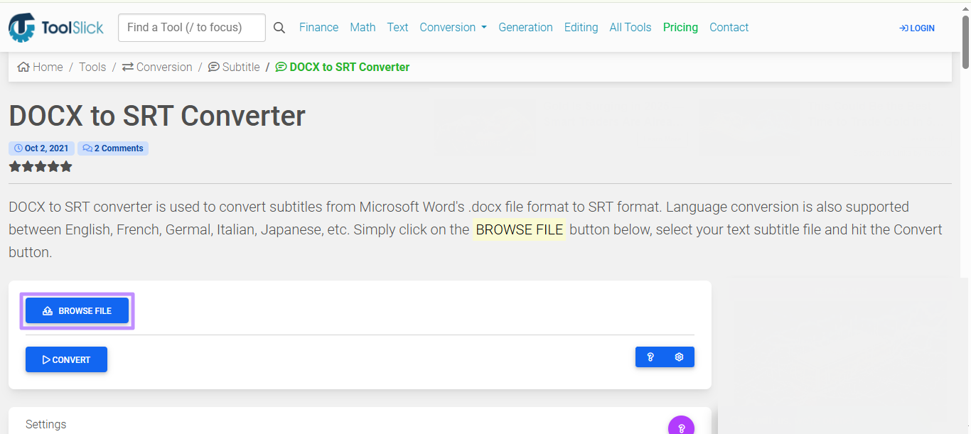 add text file in toolslick