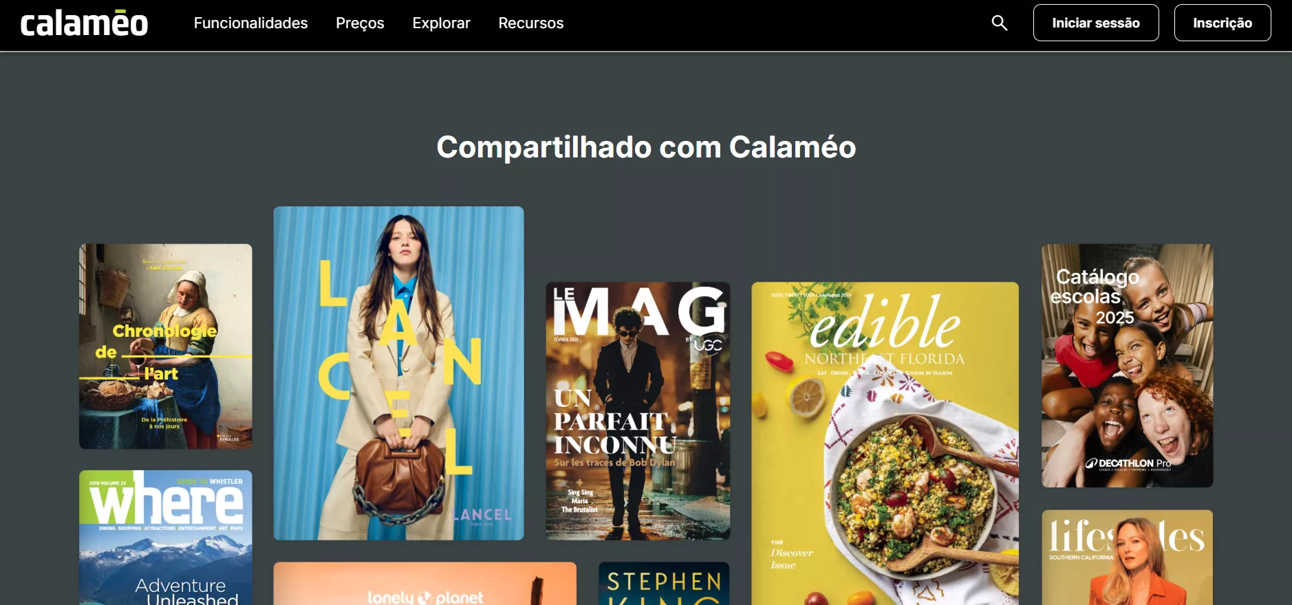 Interface do Calameo Downloader