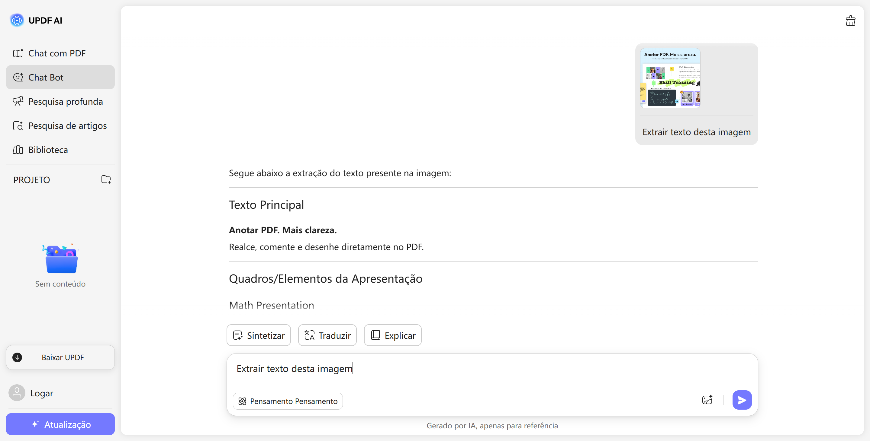 prompts de IA para Halloween
chat com imagem