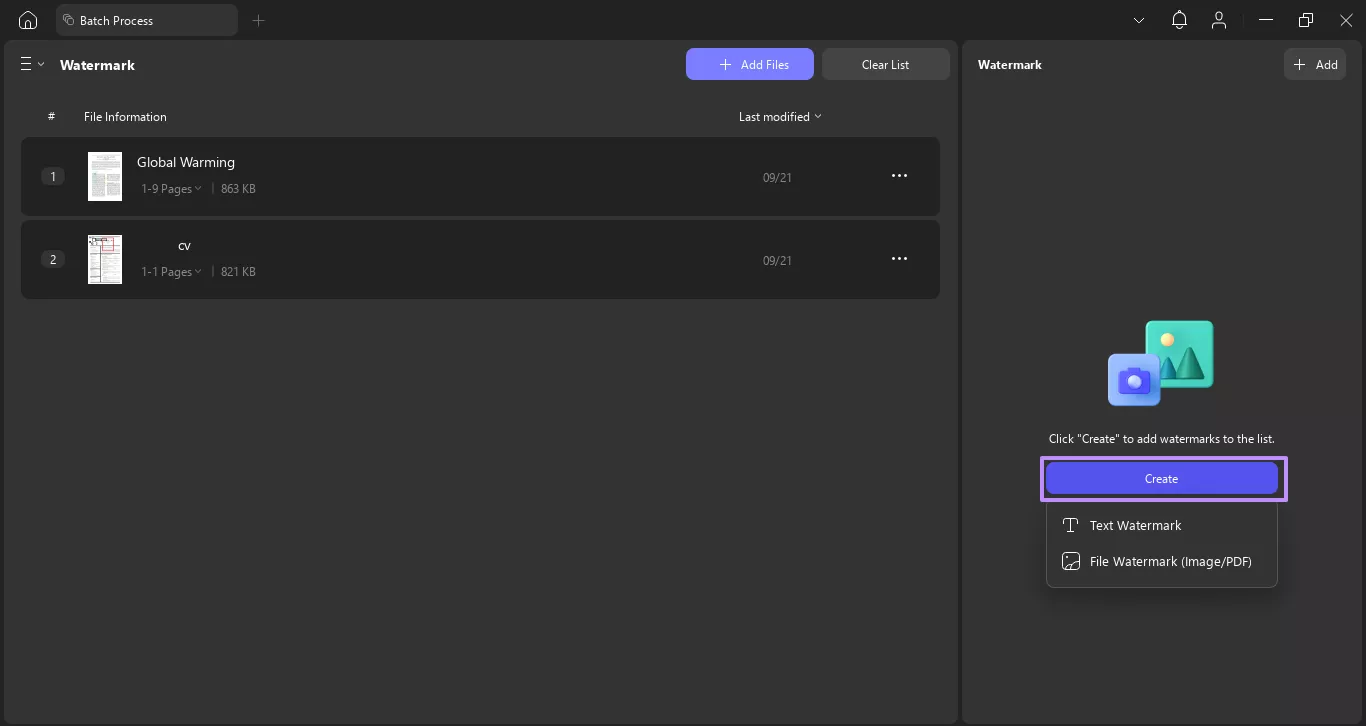 choose a style for header&footer updf windows
