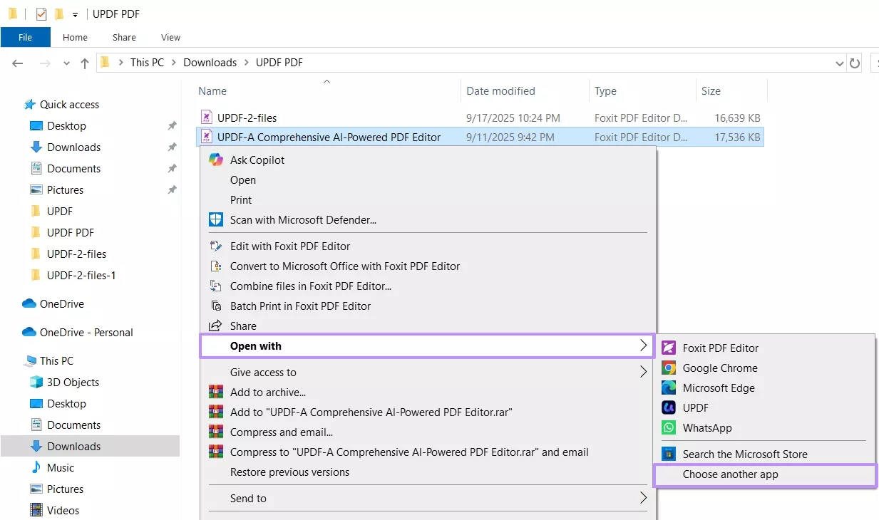 choose another app to open pdf windows