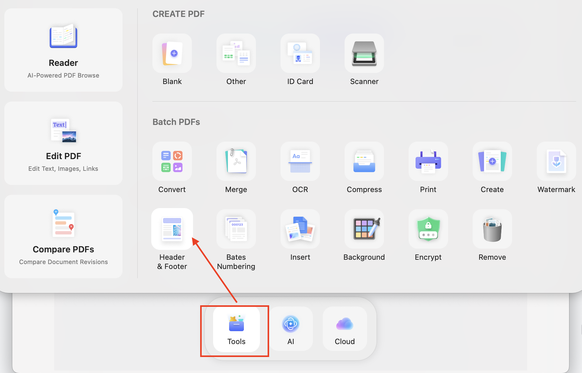 click-tool-header-and-footer