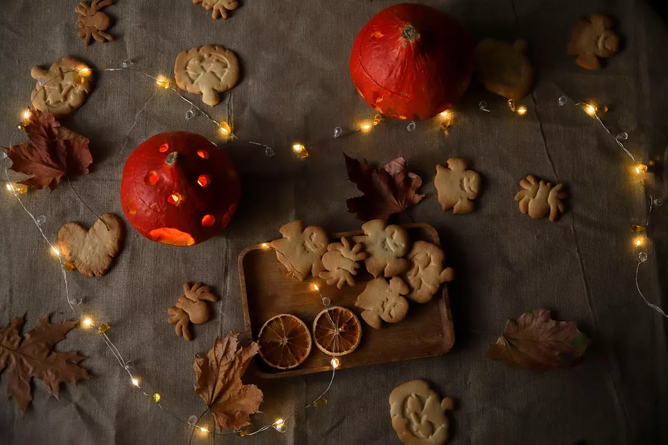 cozy wallpaper with candies