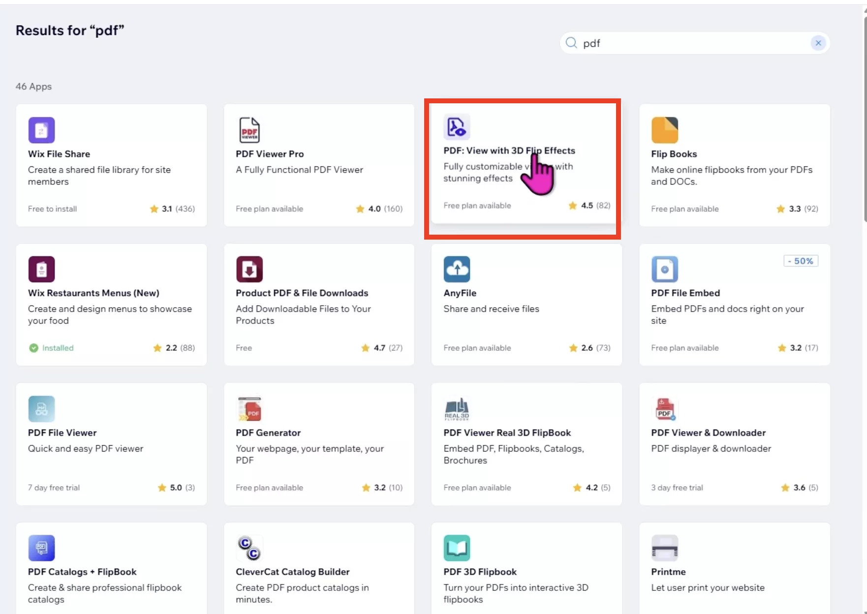 click-add-apps-option