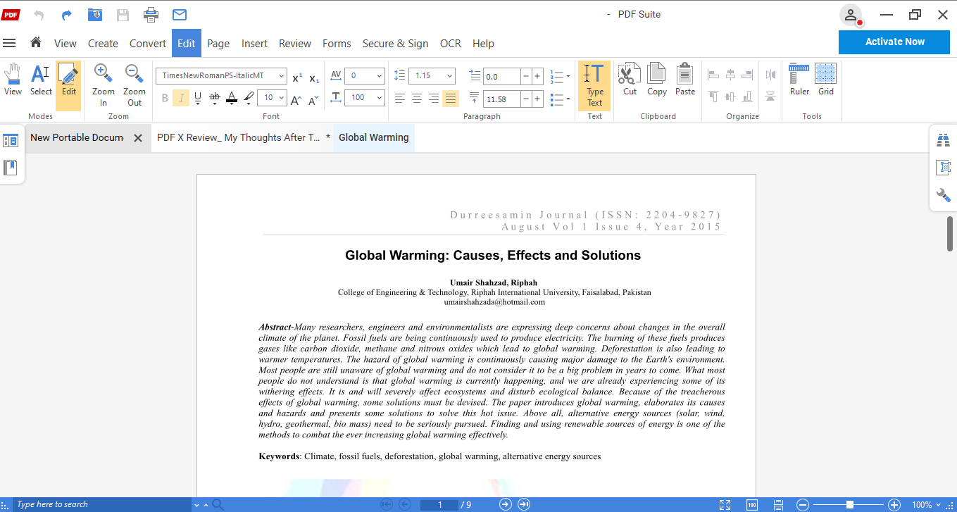 edit pdf feature pdf suite
