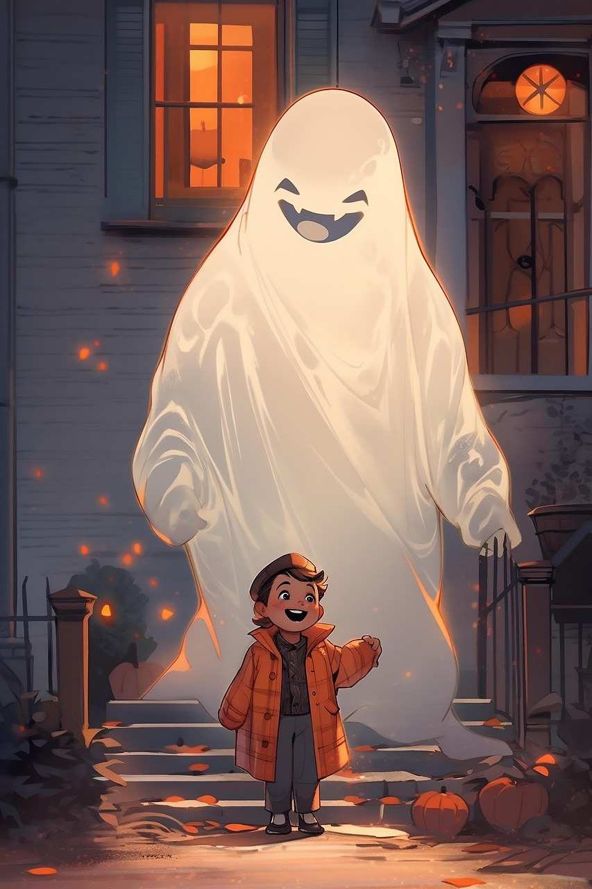 friendly ghost wallpaper