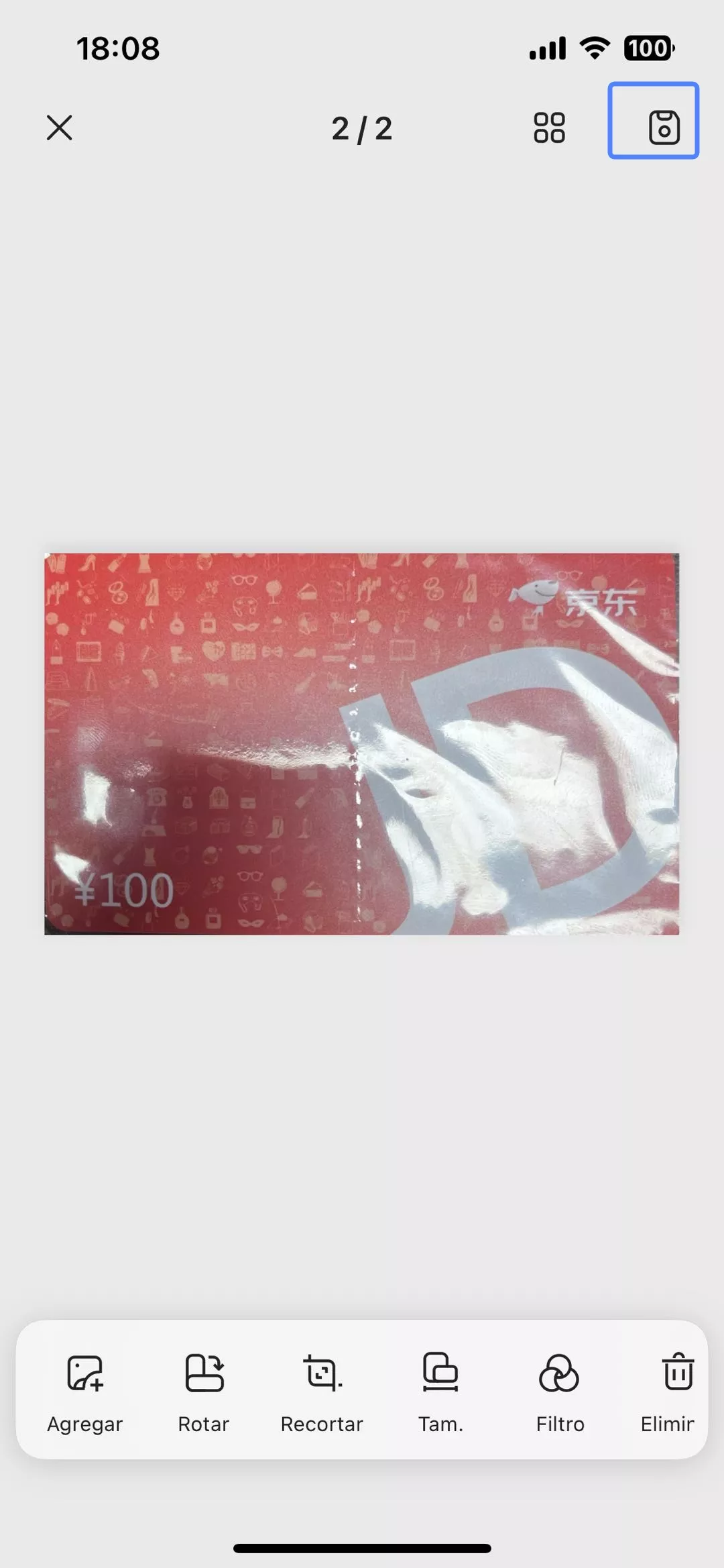 Anverso del documento de identidad