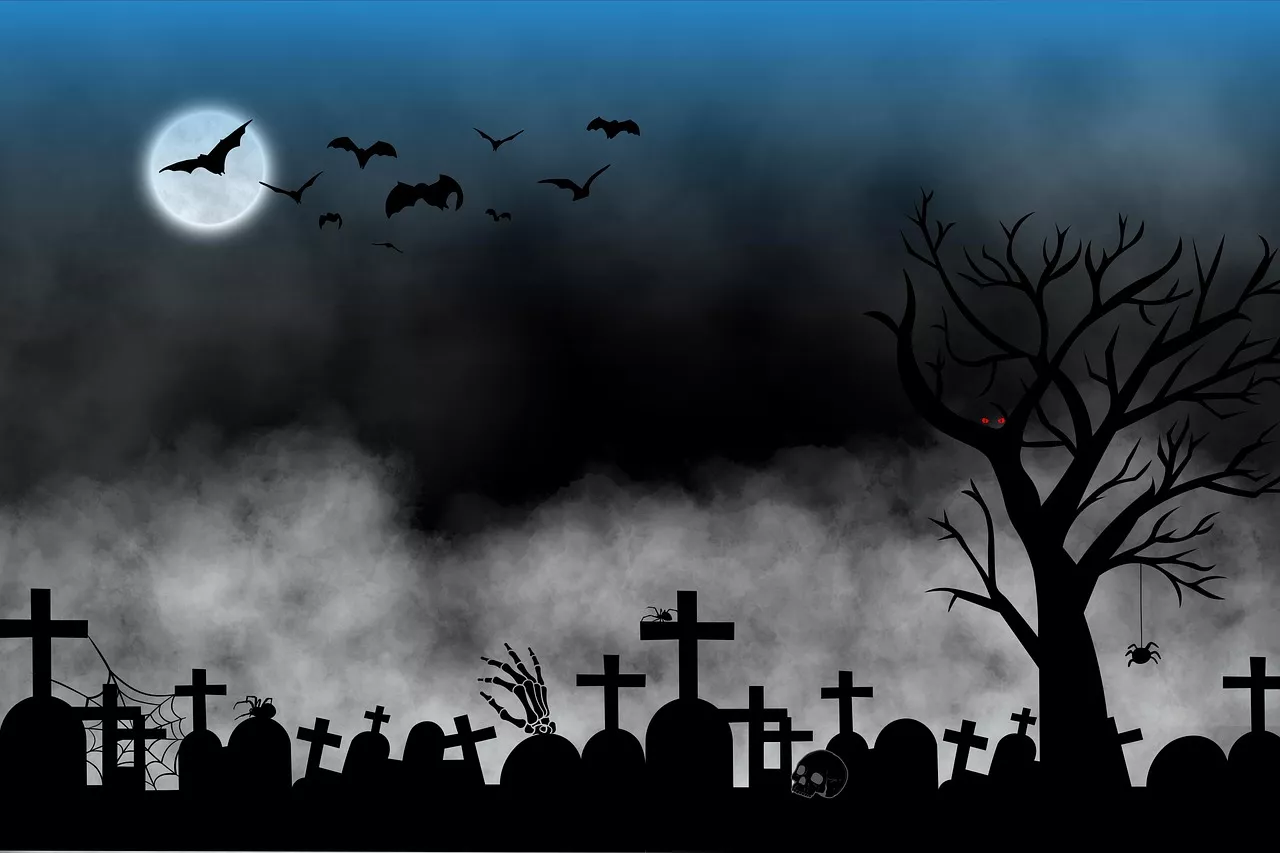 graveyard wallpaper