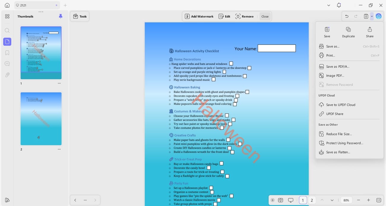 share pdf via links and qr code