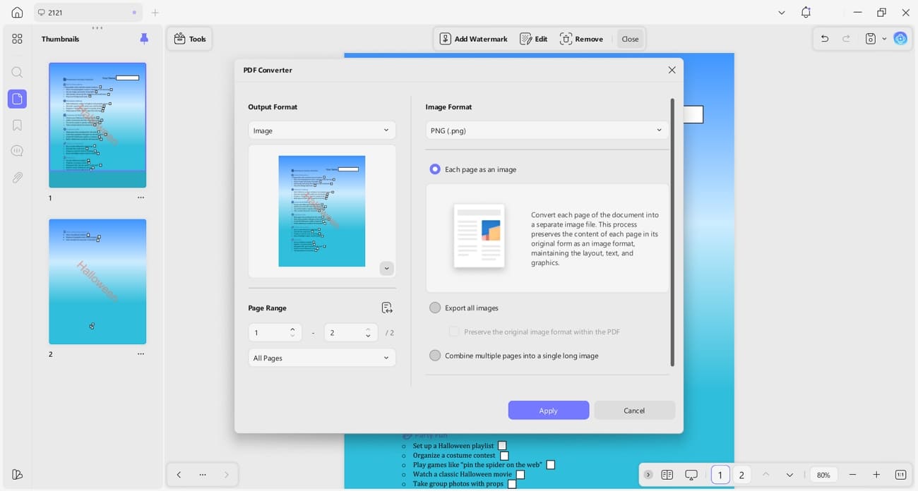 convert pdfs to other formats updf