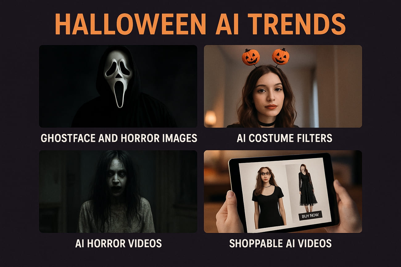Entdecken Sie Halloween-KI-Trends für Inhalte