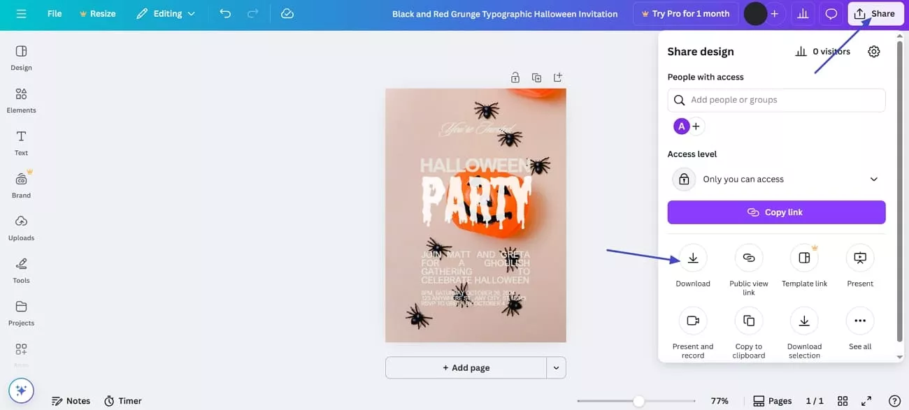 download free templates from canva