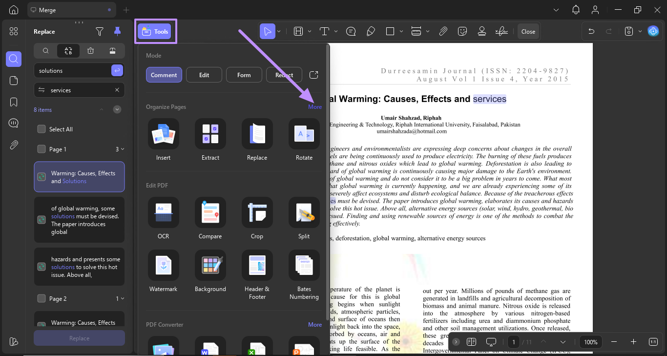 head to organize feature updf windows
