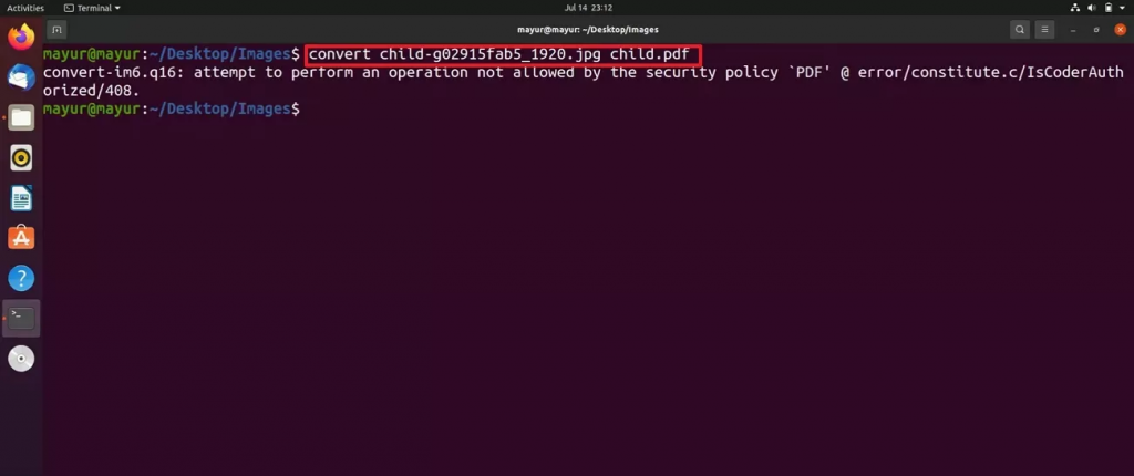 透過命令列轉換