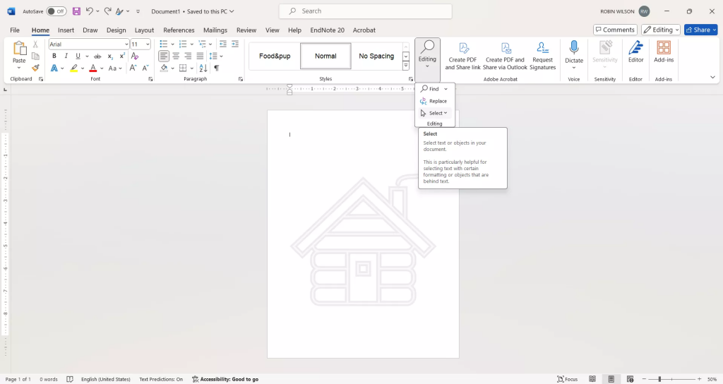選取物件刪除水印