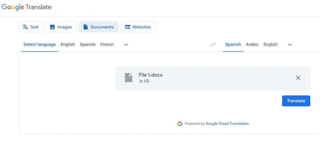 使用 Google 翻譯