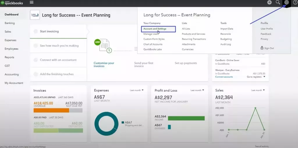 QuickBooks 轉 PDF 功能