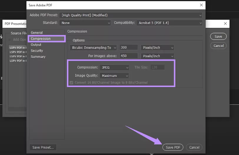 Photoshop 建立多頁 PDF