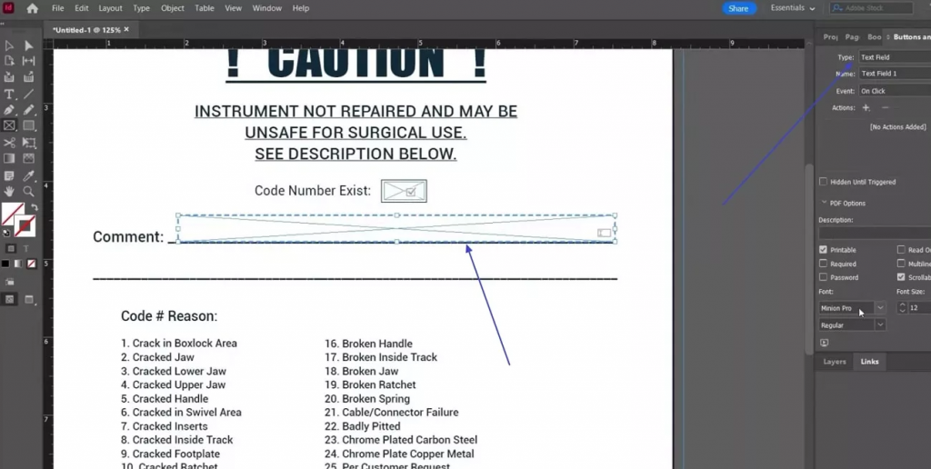 新增文字欄位並設定樣式