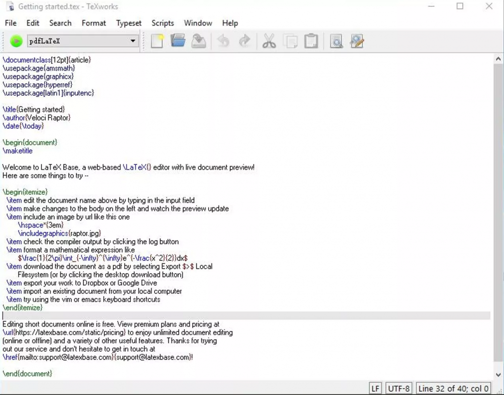 透過命令提示字元將 LaTeX 檔案轉為 PDF 文件