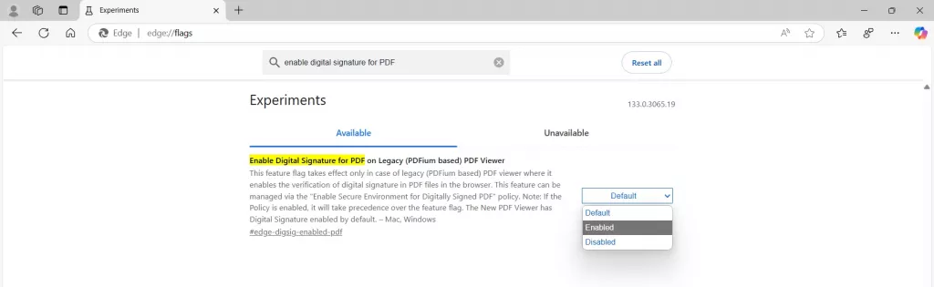 PDF 文件數位簽章功能