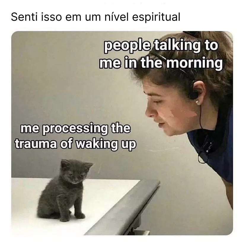 o trauma do acordar