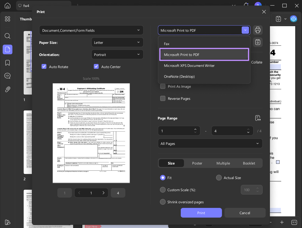 microsoft print to pdf option updf windows