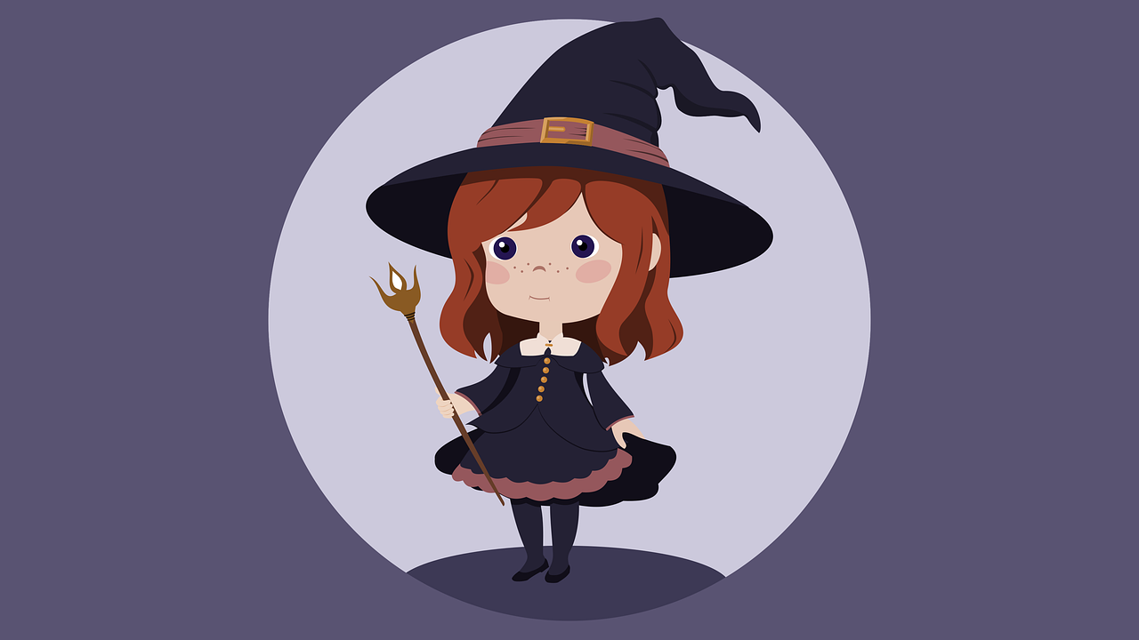 minimalist witch wallpaper