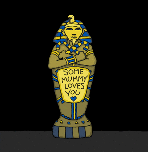 mummy dog gif.