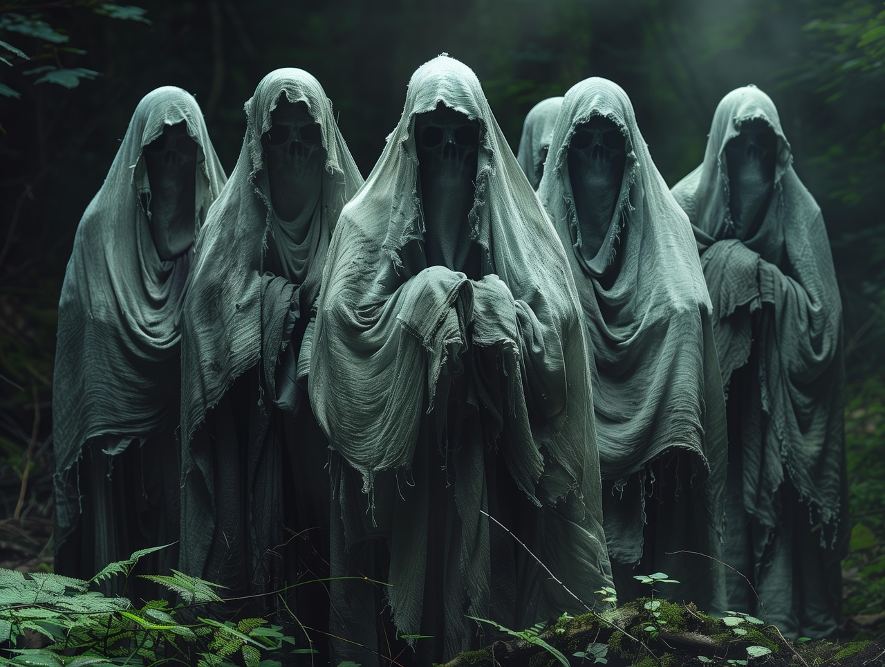 mysterious figures wallpaper