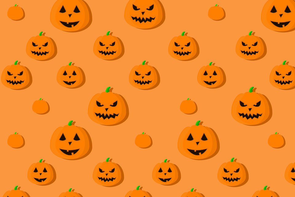orange pumpkins wallpaper