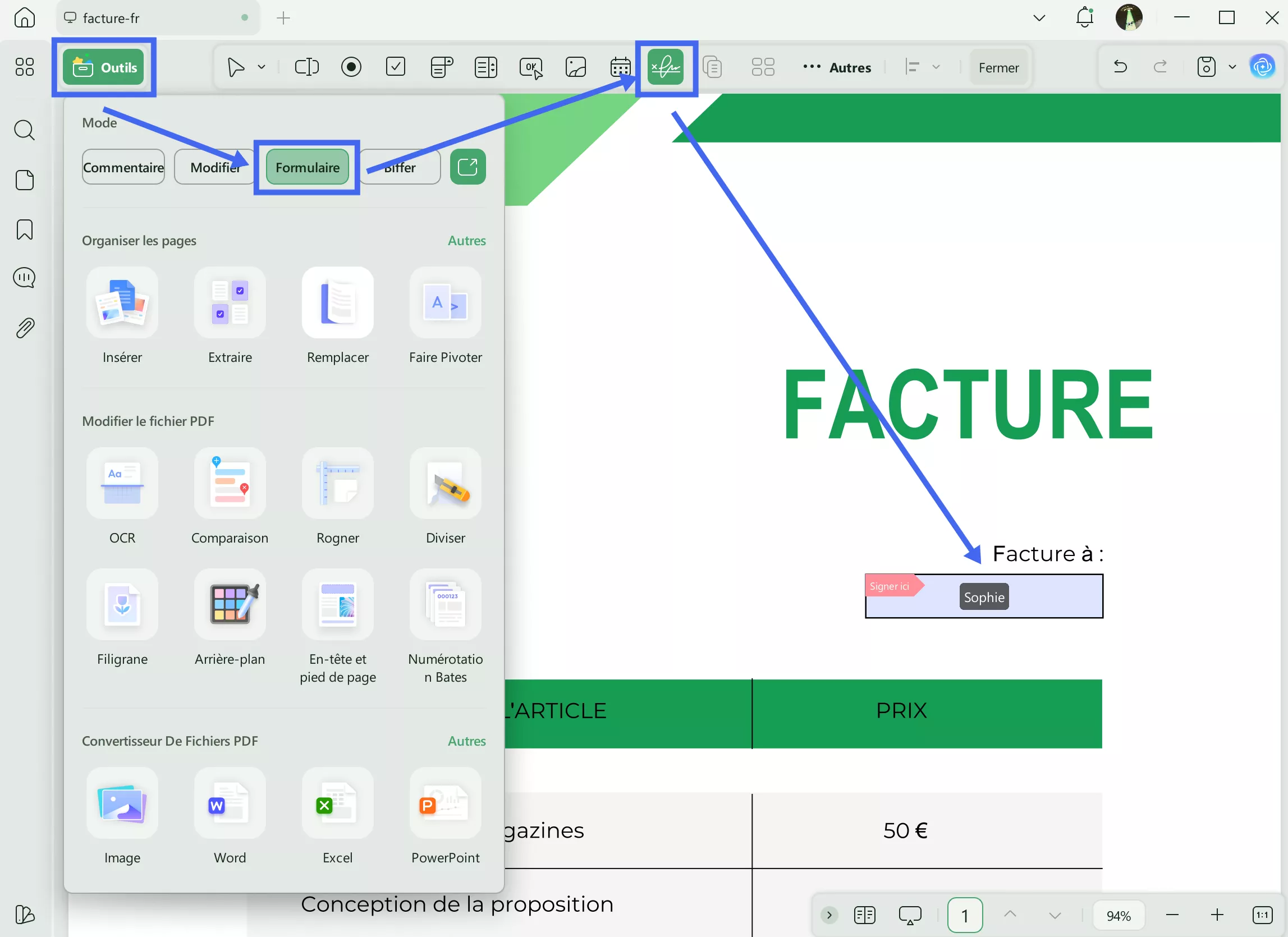 signature numérique