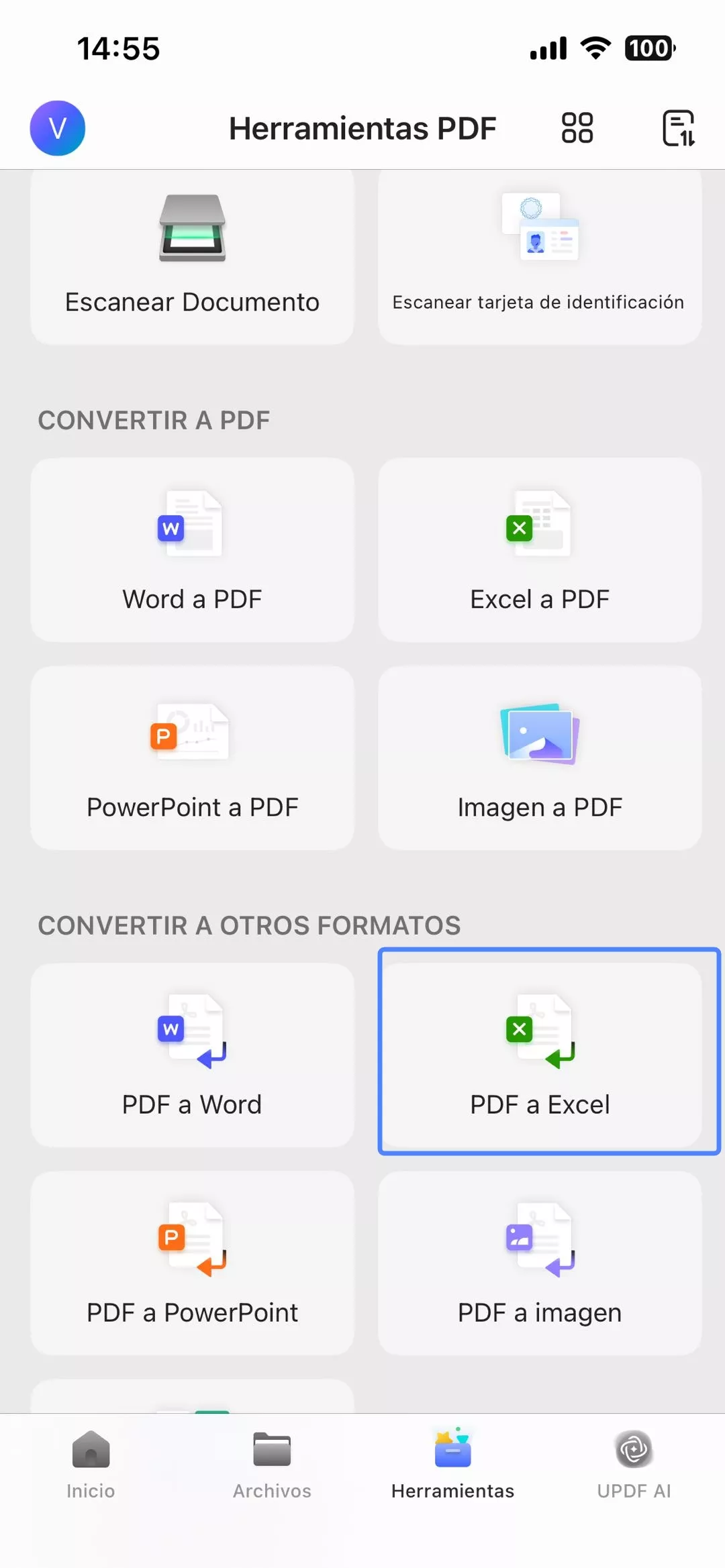 pdf a excel