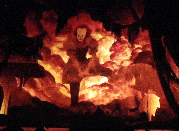 pennywise creepy dance gif.