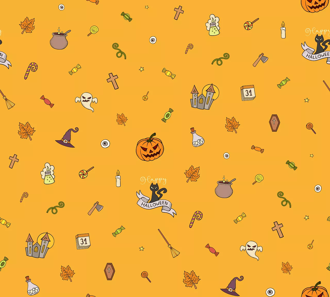 preppy orange wallpaper