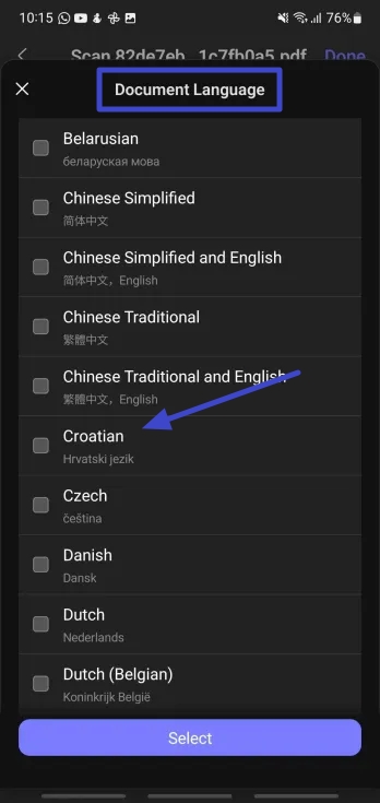 translate different langauges