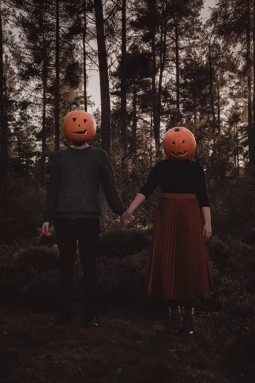 pumpkin heads halloween costume
