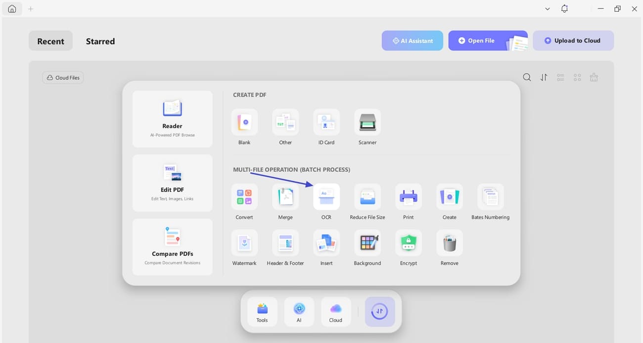 updf batch ocr feature