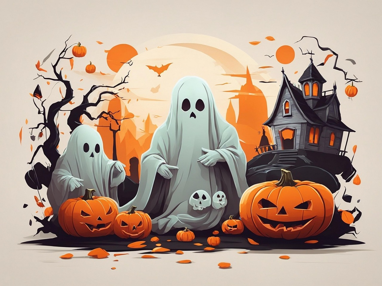 soft halloween aesthetic wallpaper