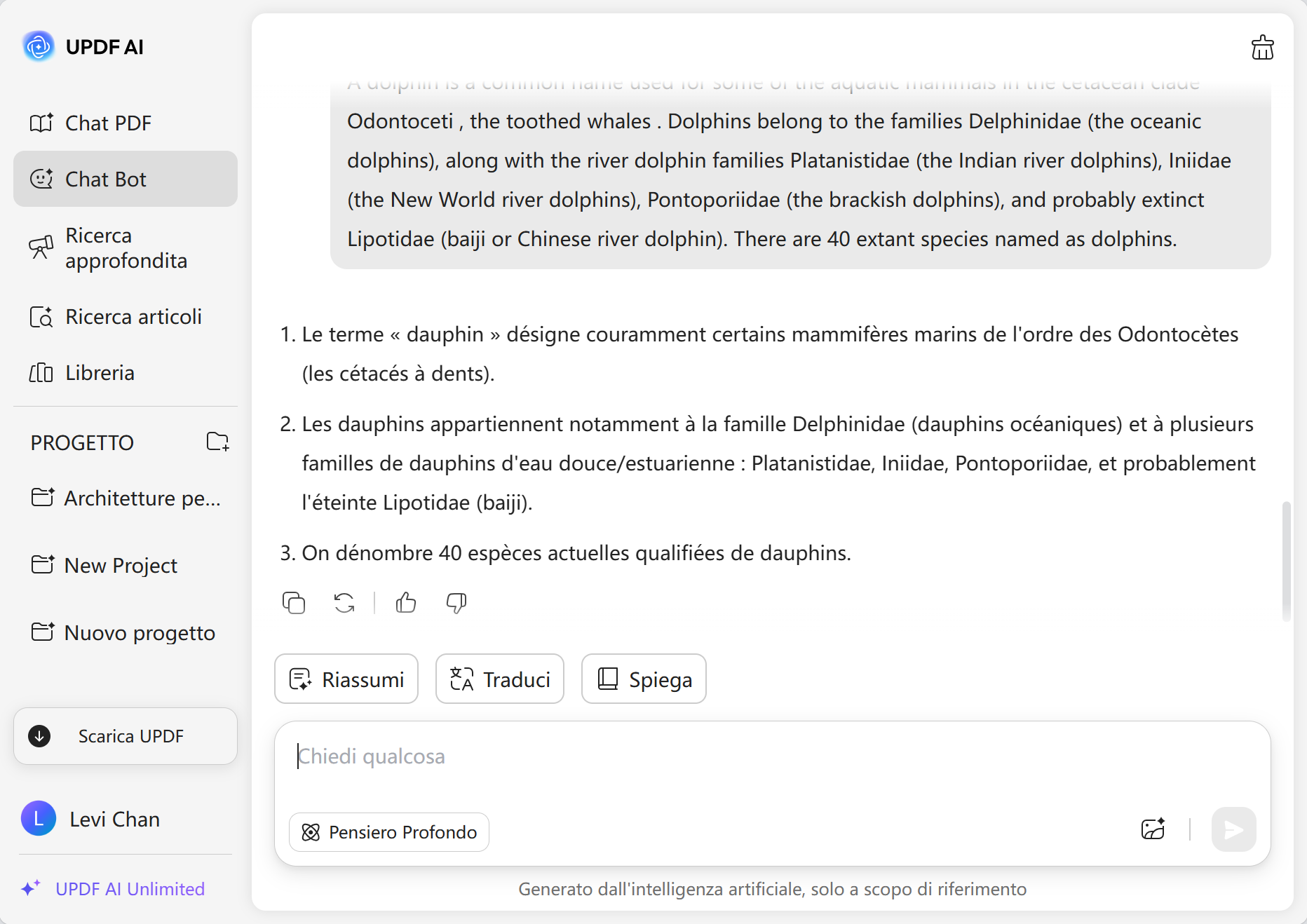 summarize and translate