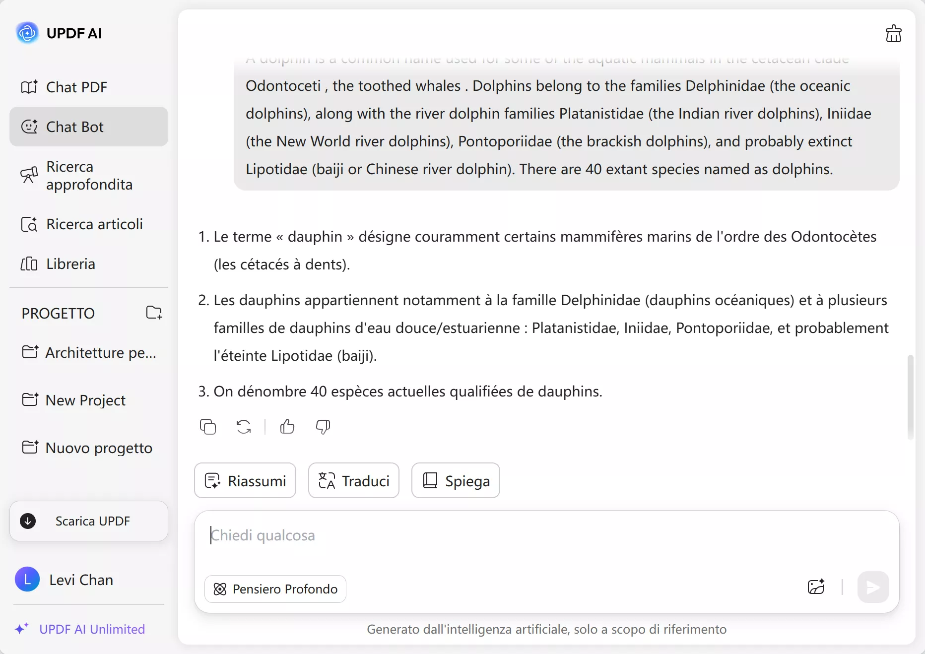 summarize and translate