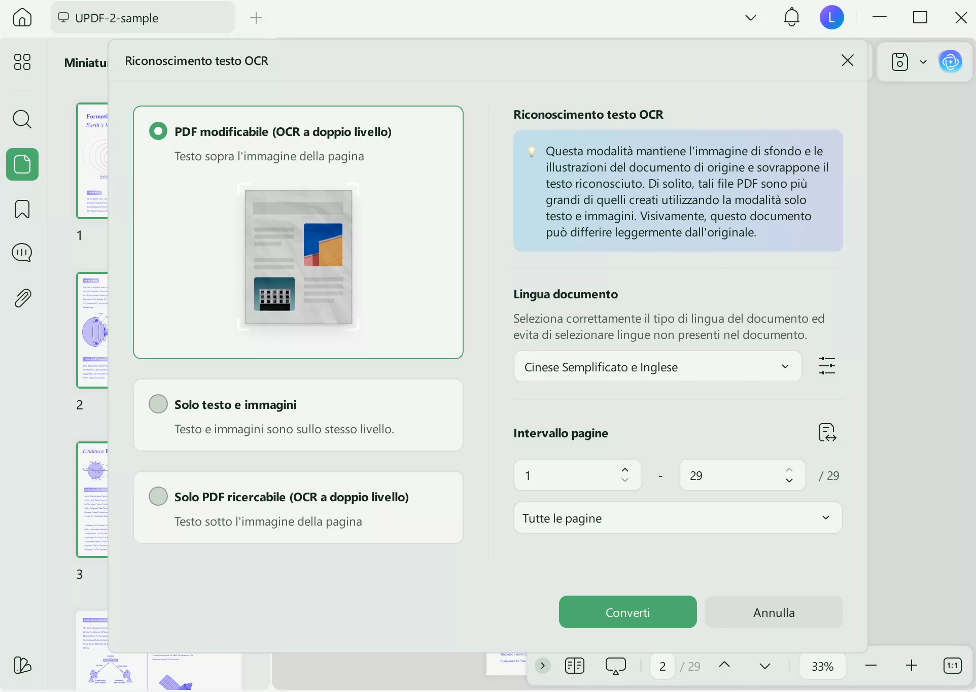 Migliorare la nitidezza PDF con UPDF