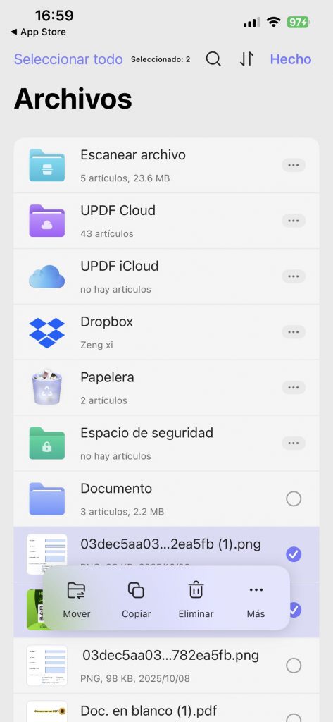 convertir varias fotos a PDF en UPDF
