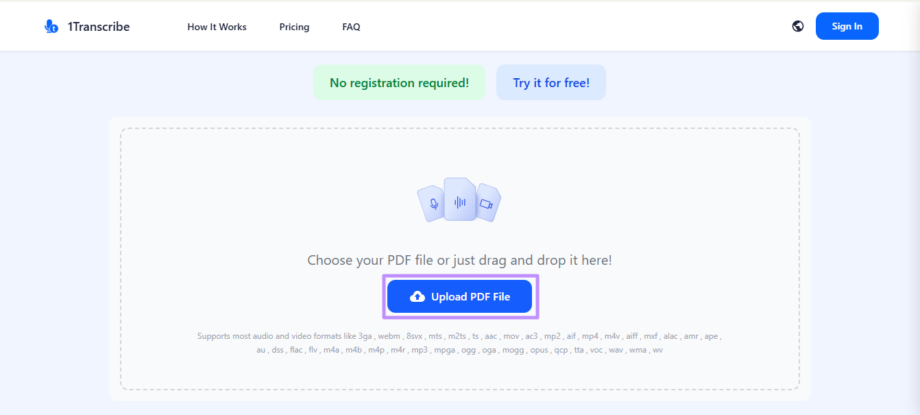 download the transcribed file 1transcribe